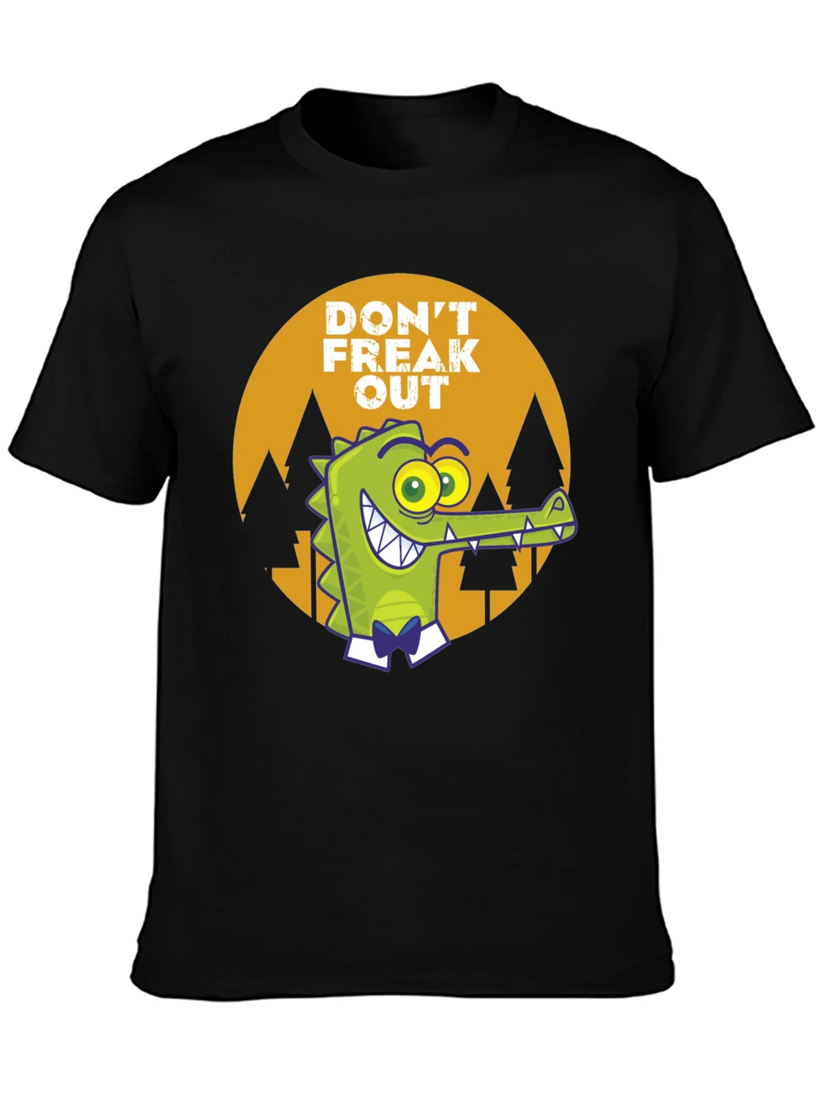 Dont Freak Out Crocodile T-Shirt product image 3