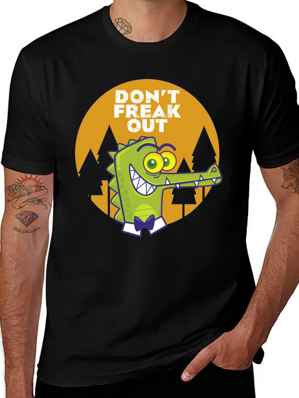 Dont Freak Out Crocodile T-Shirt product image 1