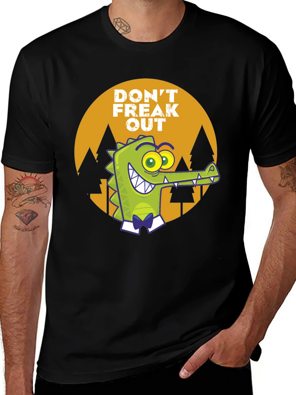 Dont Freak Out Crocodile T-Shirt product image 1