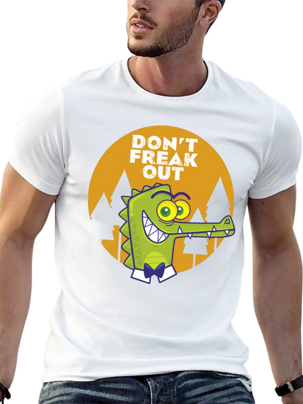 Dont Freak Out Crocodile T-Shirt product image 11