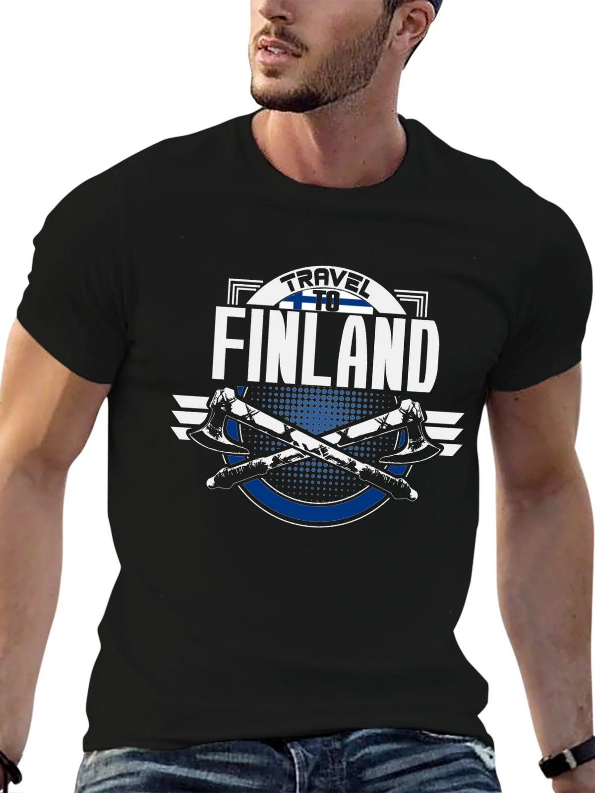 Travel to Finland Graphic T-Shirt product image 6