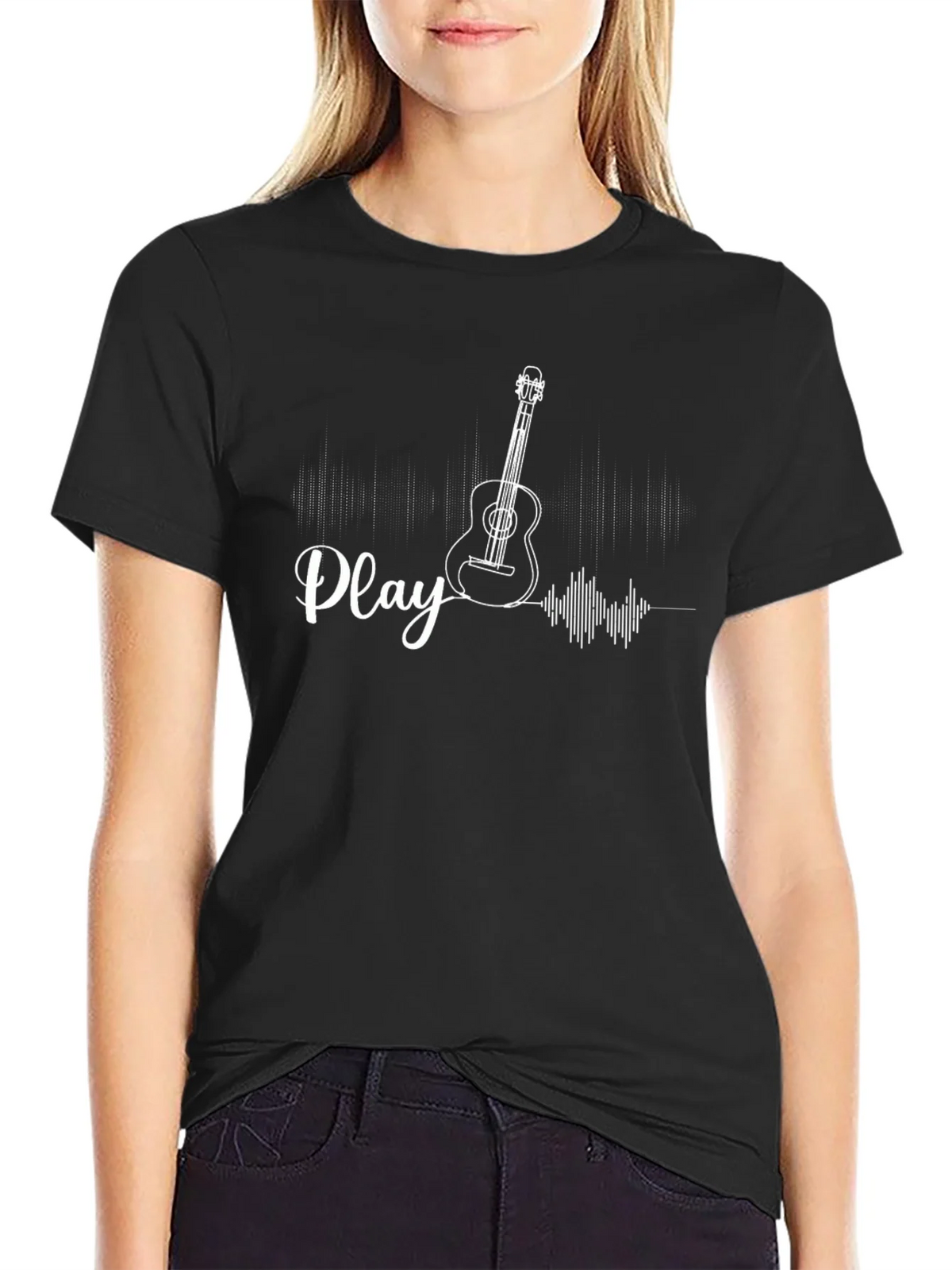Play Guitar Graphic Tee - Stylish Musicians Shirt product image 2