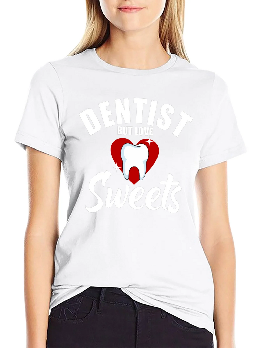 Dentist But Love Sweets Funny Graphic T-Shirt product image 8