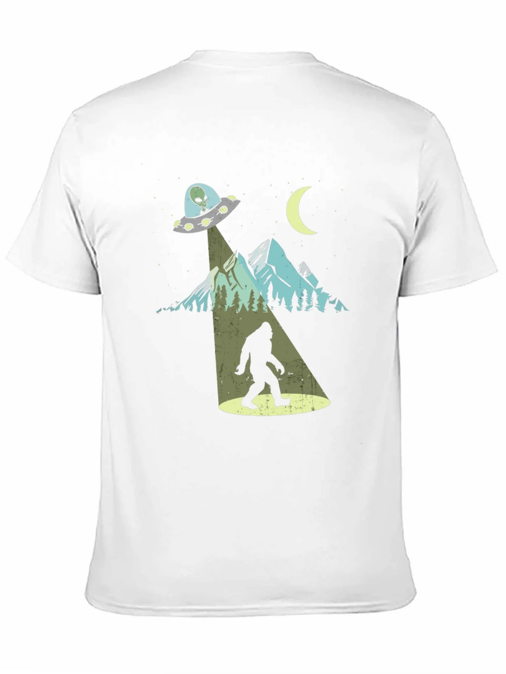 UFO Bigfoot T-Shirt - Alien Abduction Tee product image 10