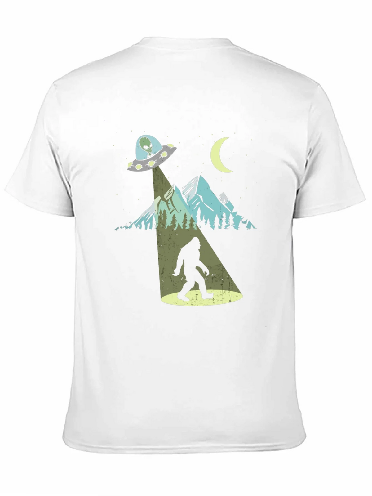 UFO Bigfoot T-Shirt - Alien Abduction Tee product image 10