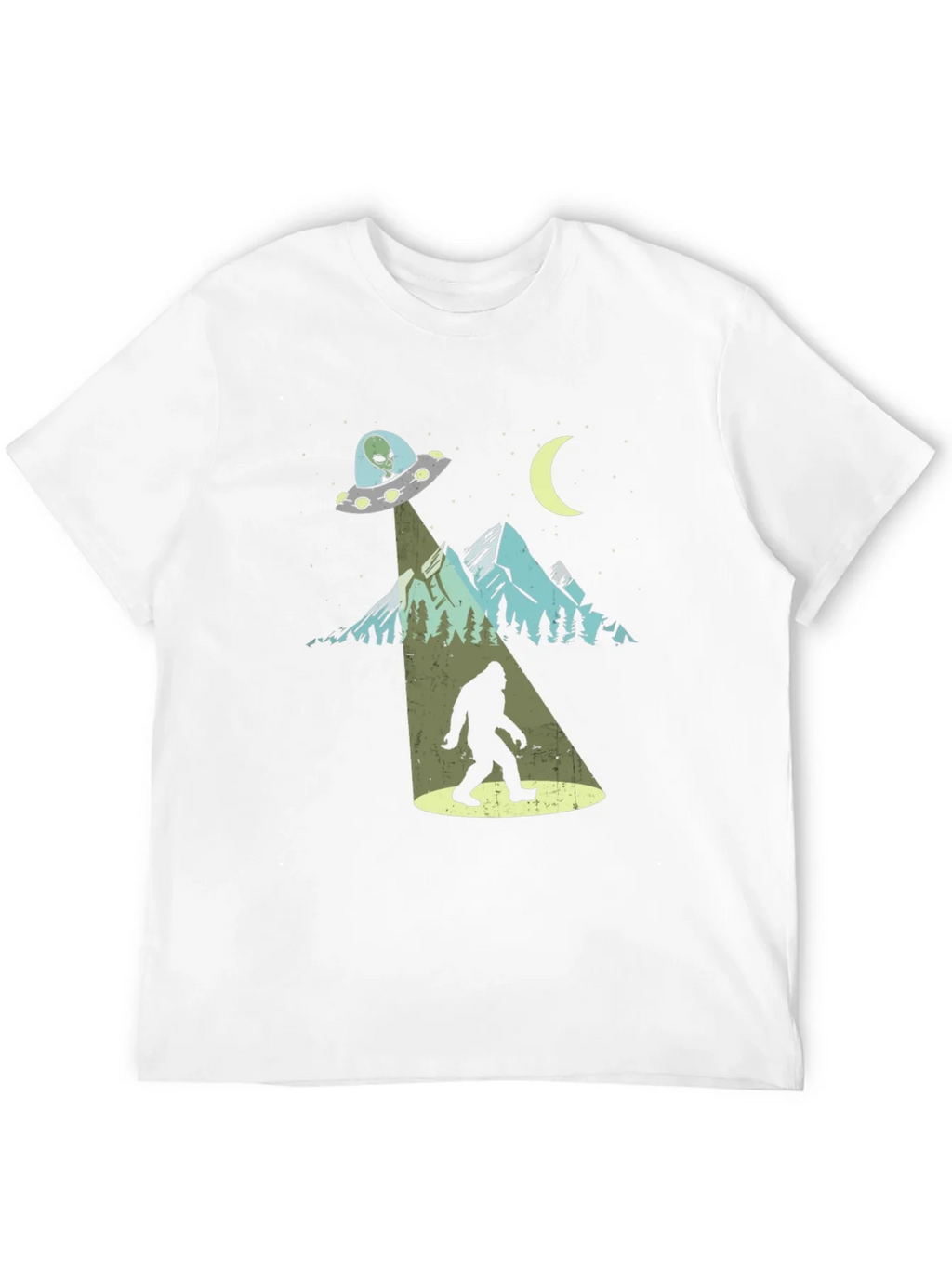UFO Bigfoot T-Shirt - Alien Abduction Tee product image 11