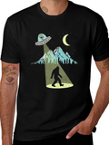 UFO Bigfoot T-Shirt - Alien Abduction Tee product image 1