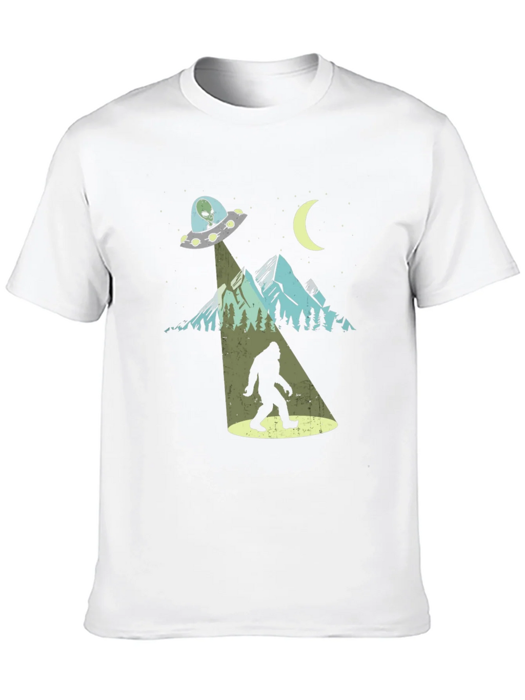 UFO Bigfoot T-Shirt - Alien Abduction Tee product image 9