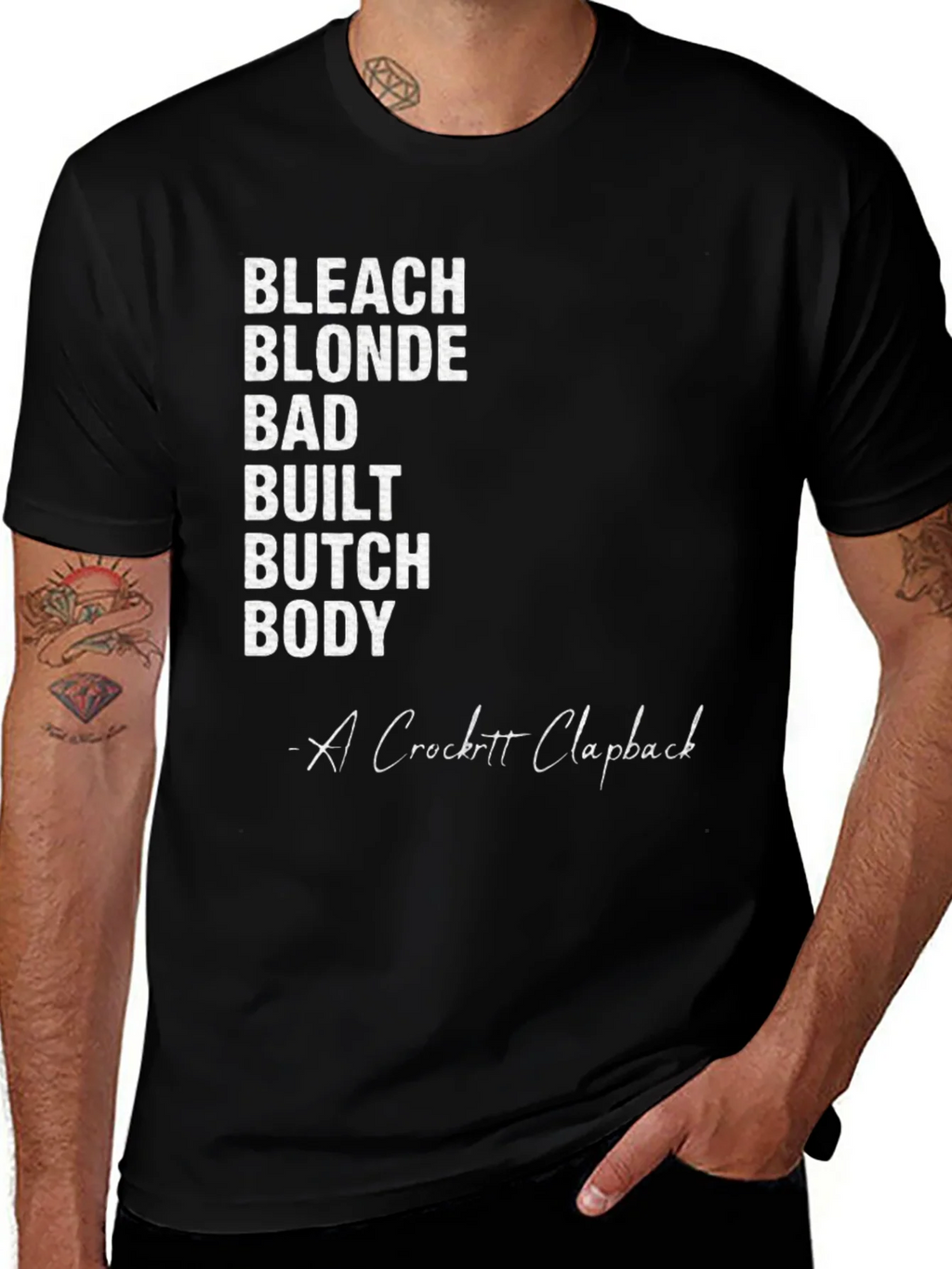 Bleach Blonde Bad Built Butch Body T-Shirt product image 1