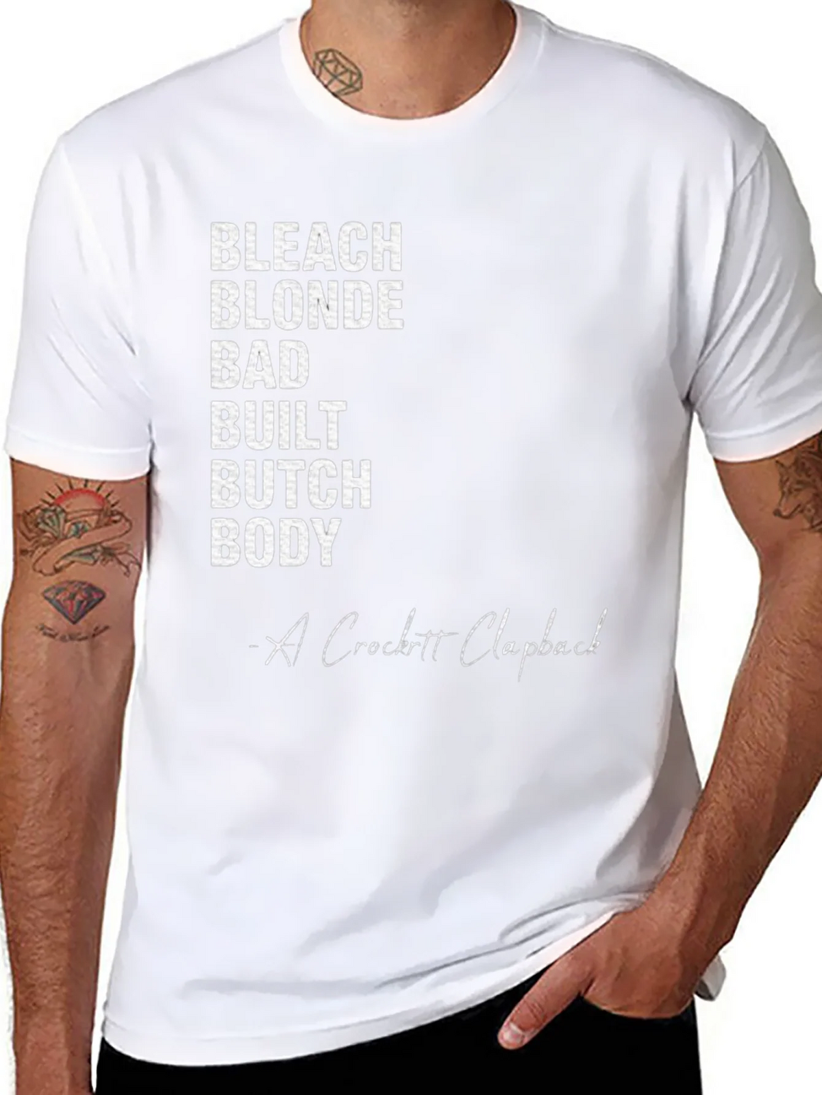 Bleach Blonde Bad Built Butch Body T-Shirt product image 7