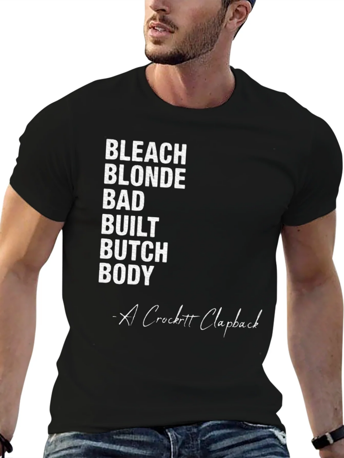 Bleach Blonde Bad Built Butch Body T-Shirt product image 6