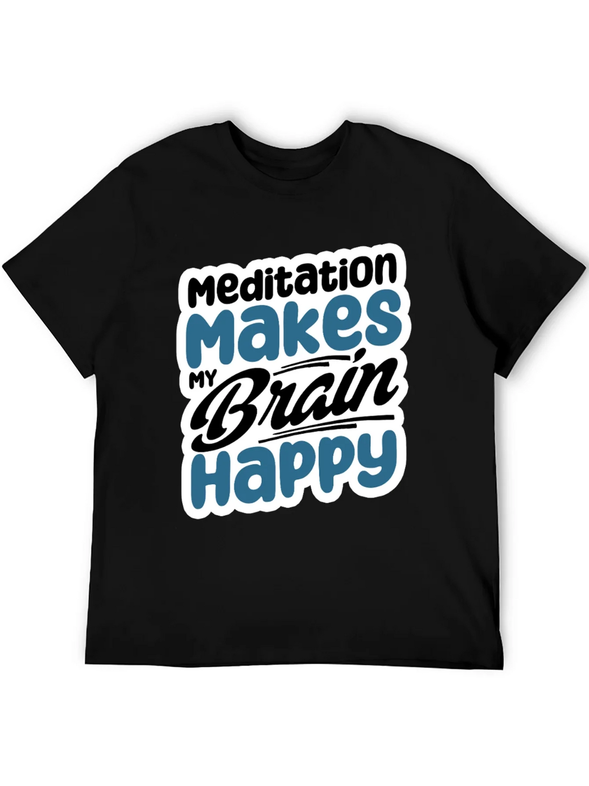 Meditation Makes My Brain Happy T-Shirt product image 5