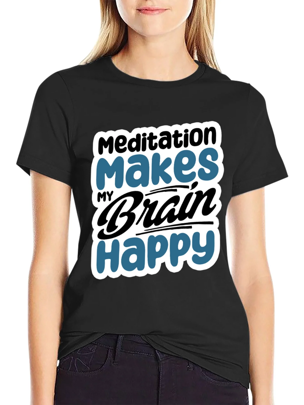 Meditation Makes My Brain Happy T-Shirt product image 2