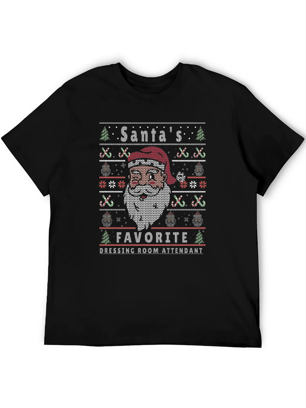 Santas Favorite Dressing Room Attendant T-Shirt product image 3