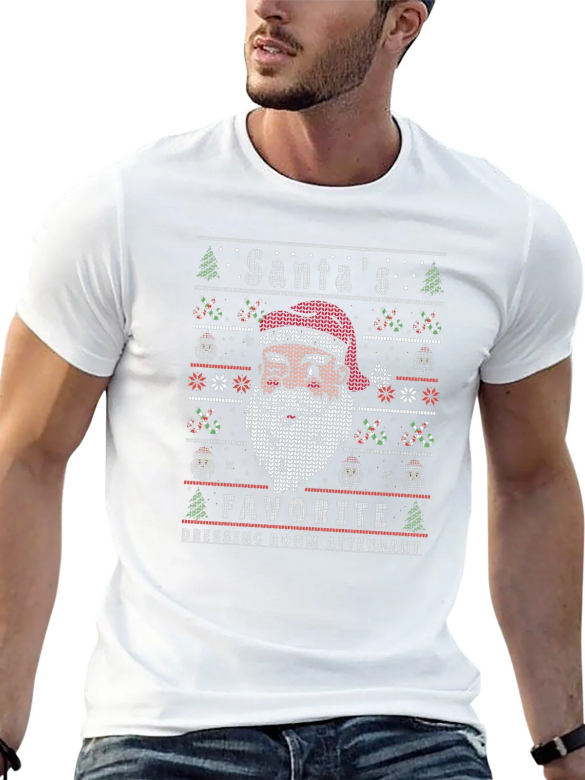 Santas Favorite Dressing Room Attendant T-Shirt product image 6