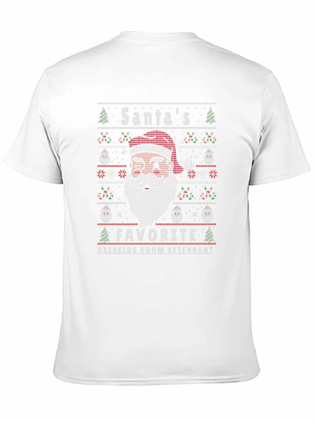 Santas Favorite Dressing Room Attendant T-Shirt product image 4
