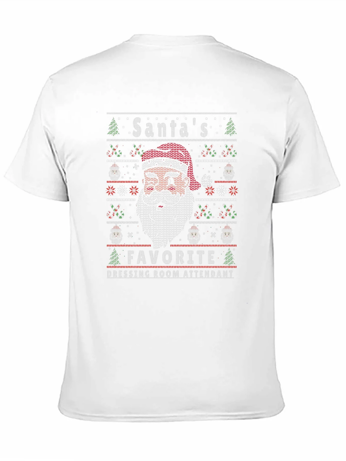 Santas Favorite Dressing Room Attendant T-Shirt product image 4