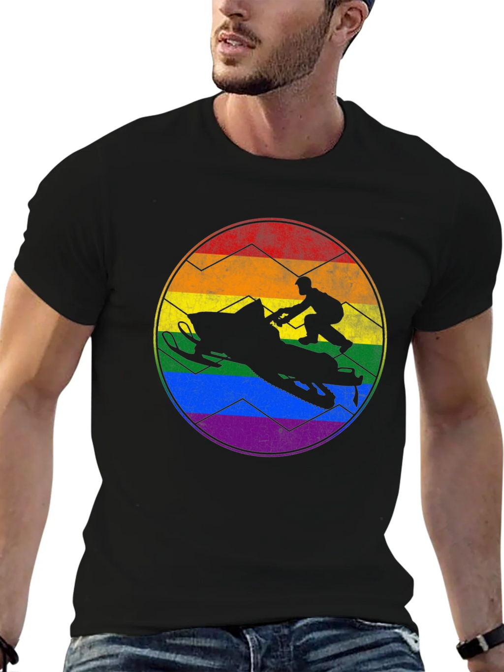 Snowmobile Pride T-Shirt product image 6