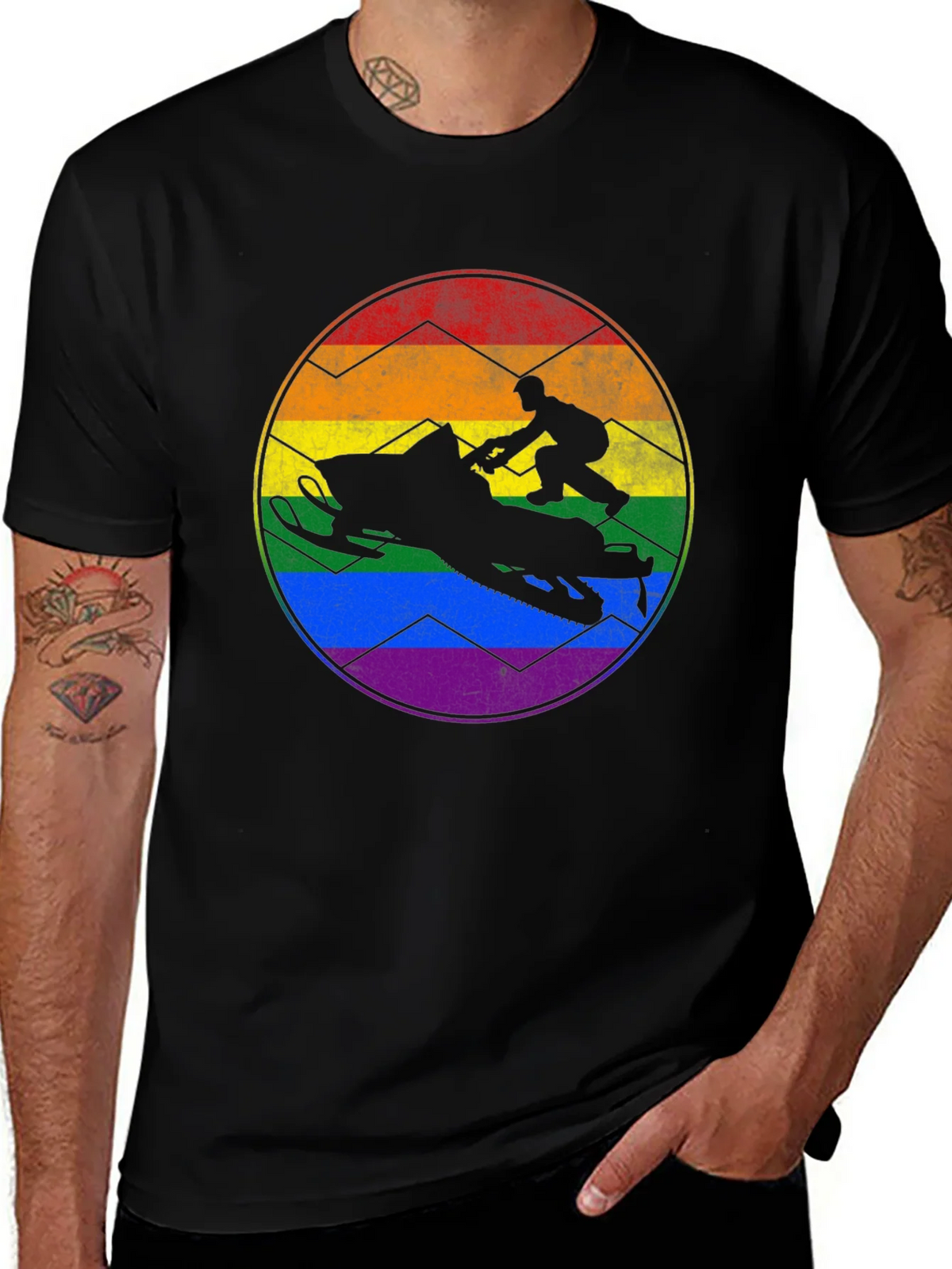 Snowmobile Pride T-Shirt product image 1