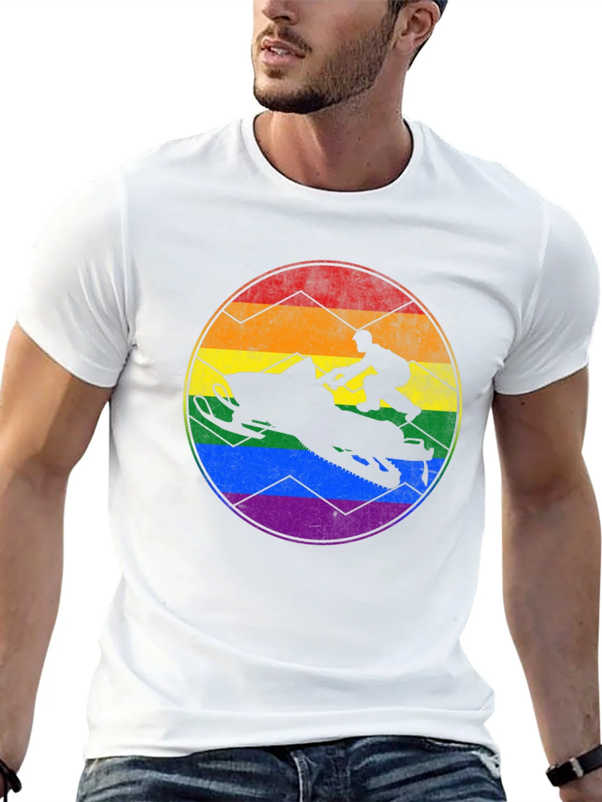 Snowmobile Pride T-Shirt product image 12