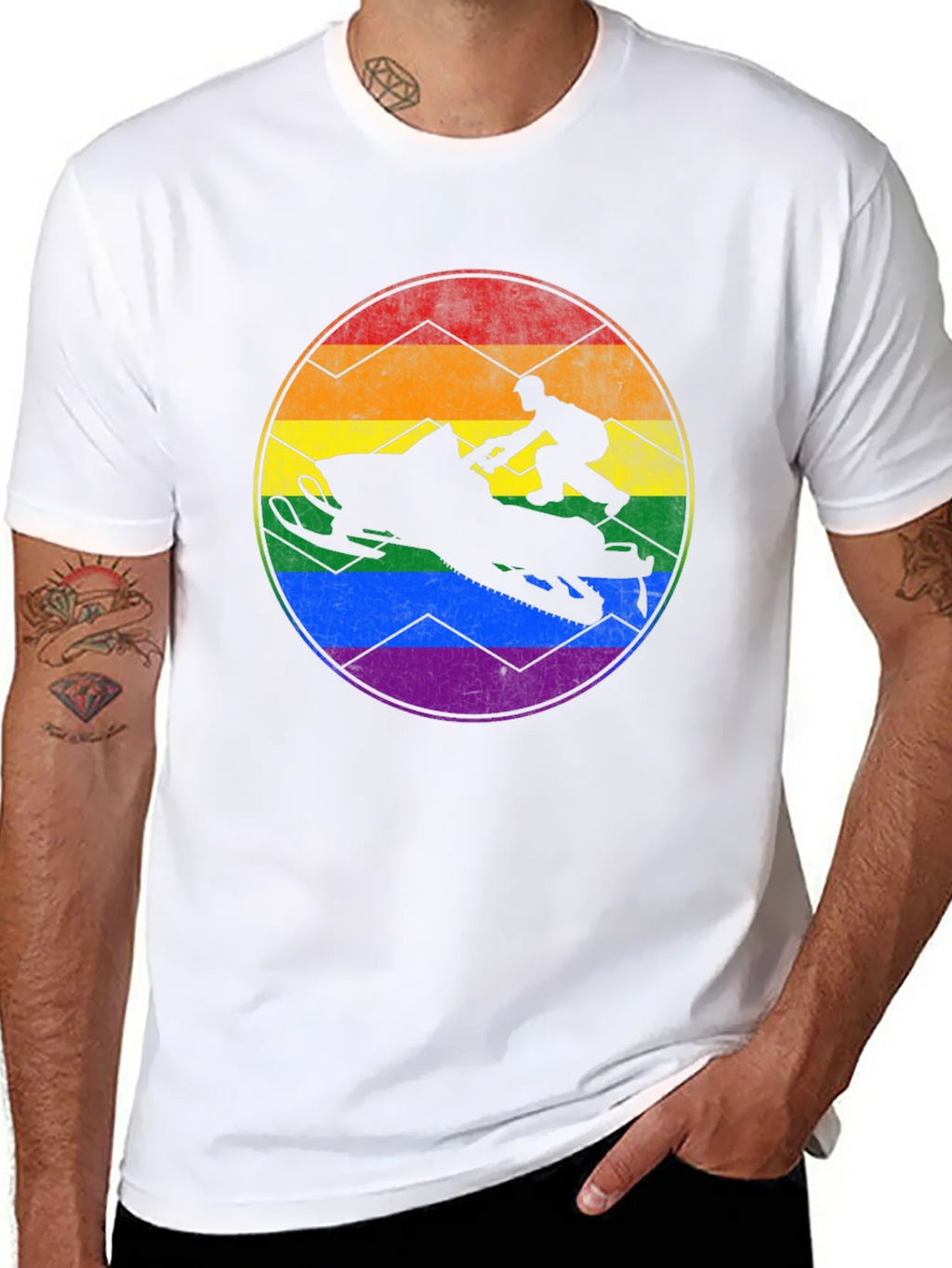 Snowmobile Pride T-Shirt product image 7