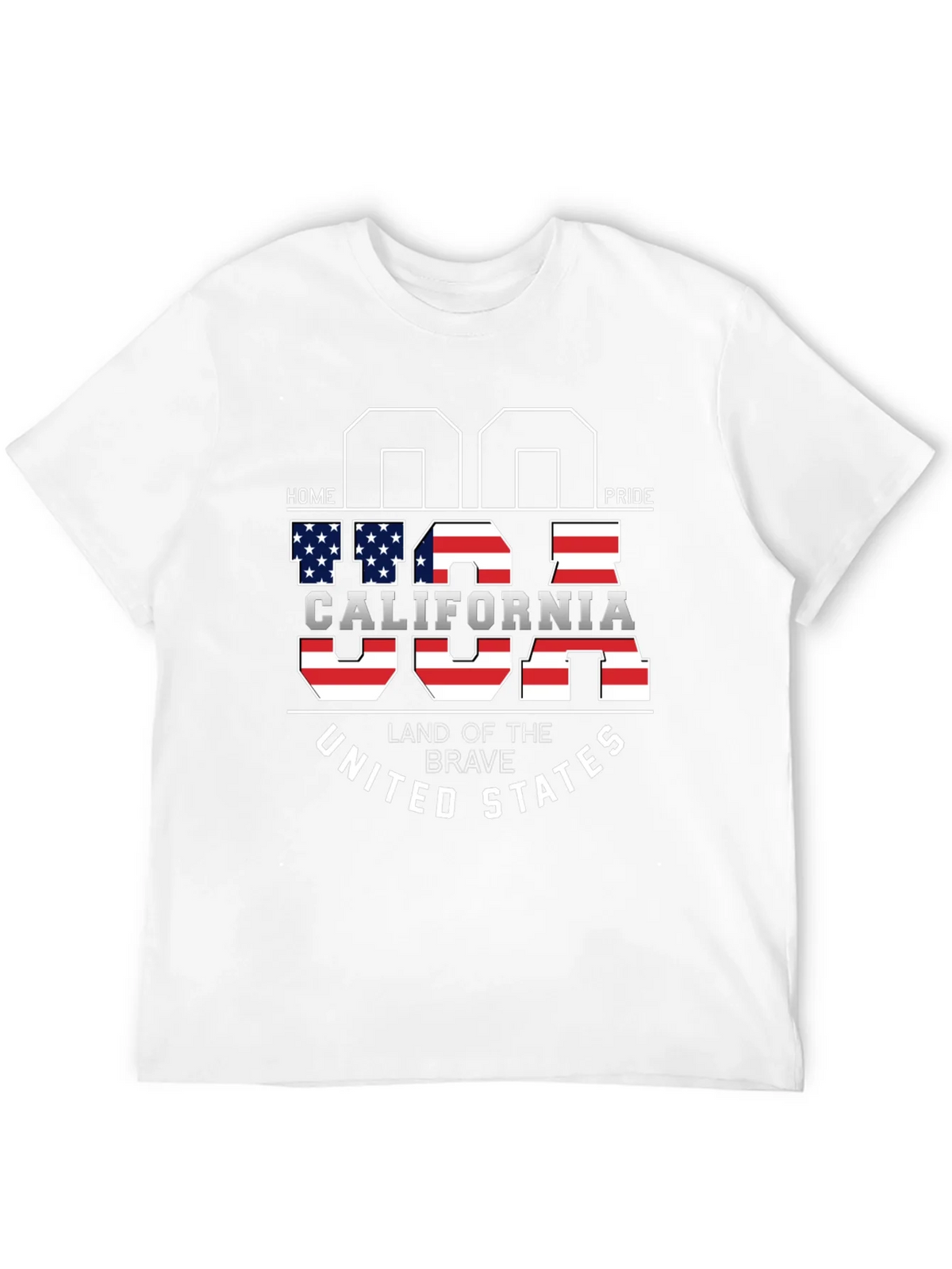 USA California Home Pride T-Shirt product image 11