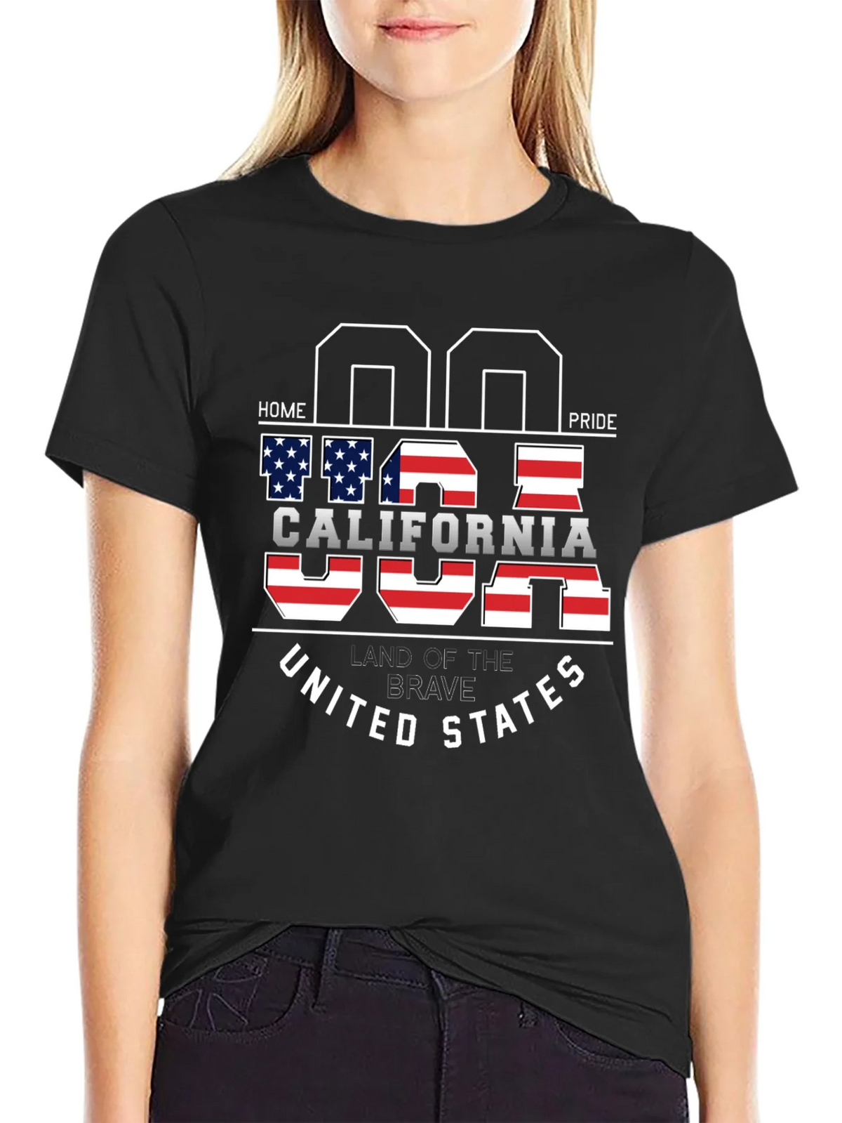 USA California Home Pride T-Shirt product image 2