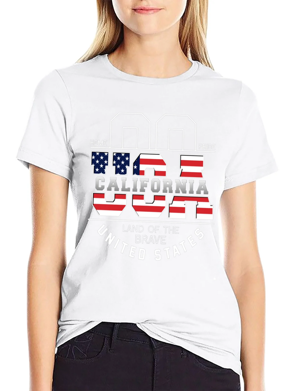 USA California Home Pride T-Shirt product image 8
