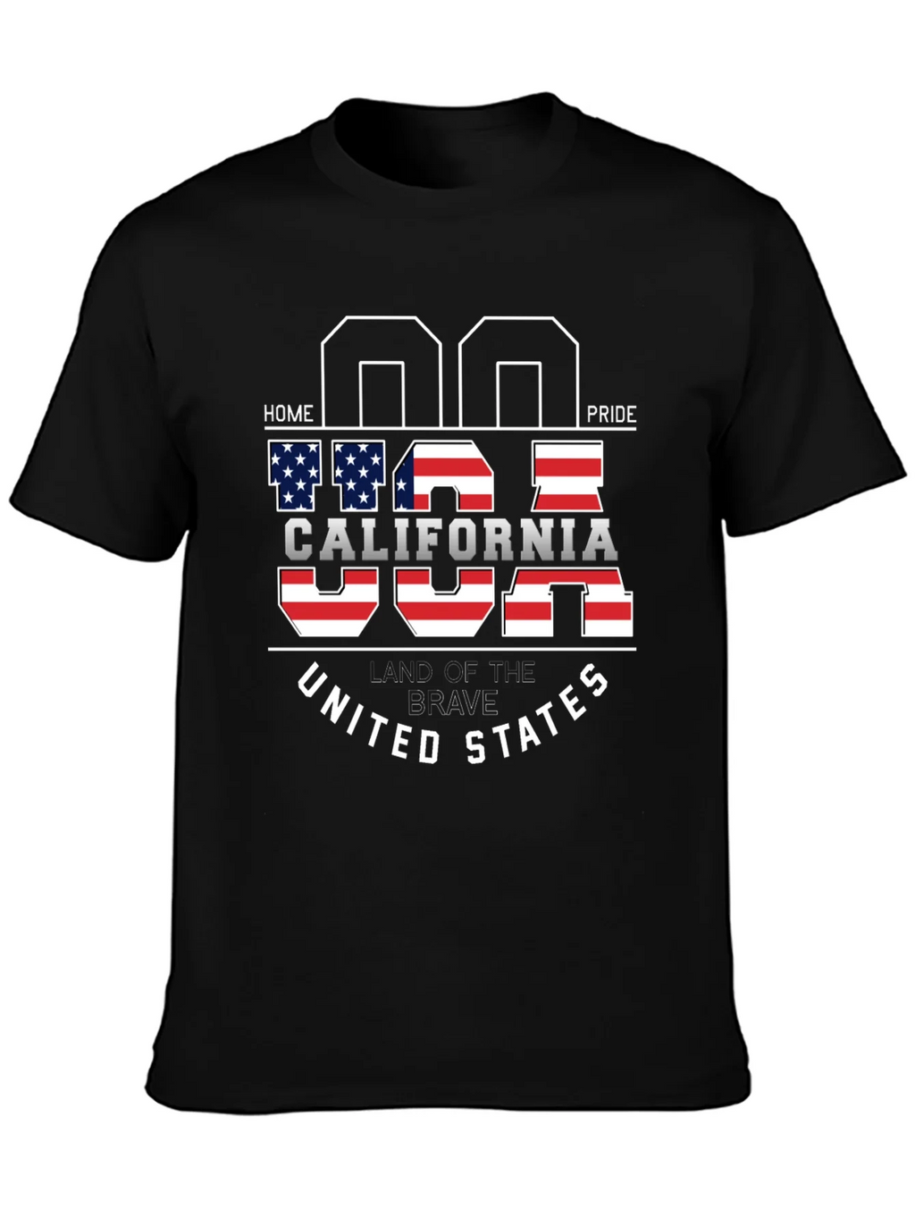 USA California Home Pride T-Shirt product image 3