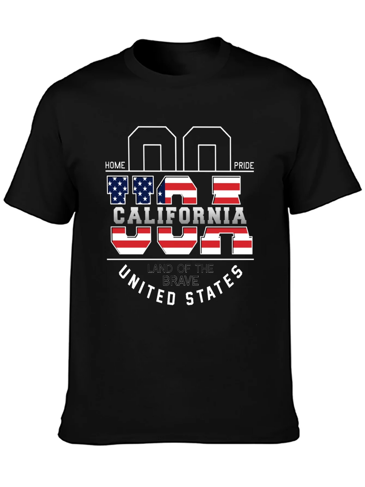 USA California Home Pride T-Shirt product image 3