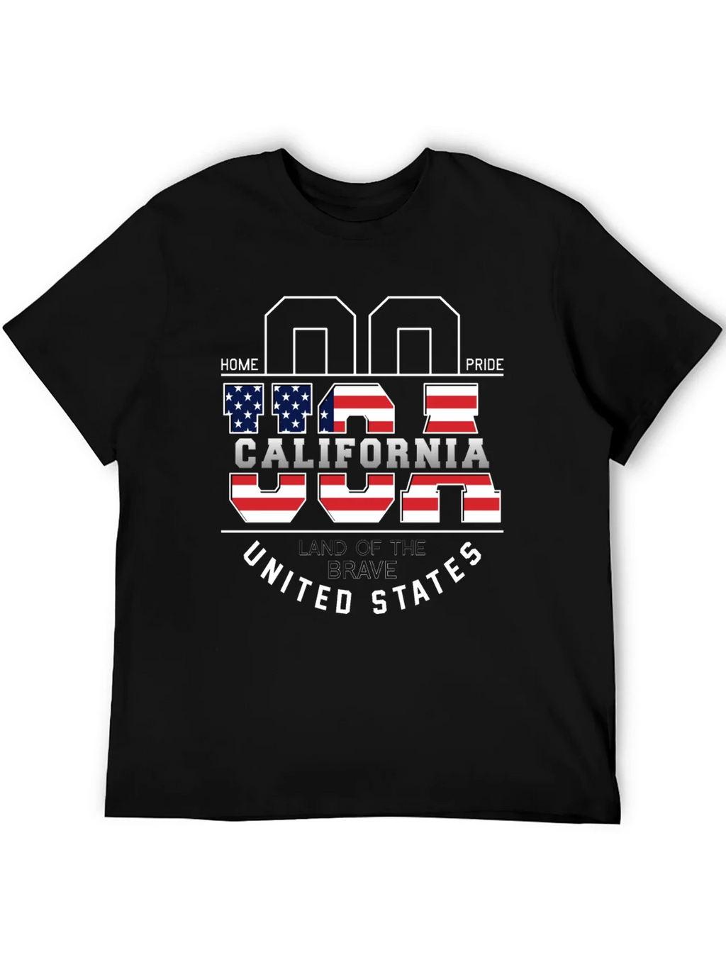 USA California Home Pride T-Shirt product image 5