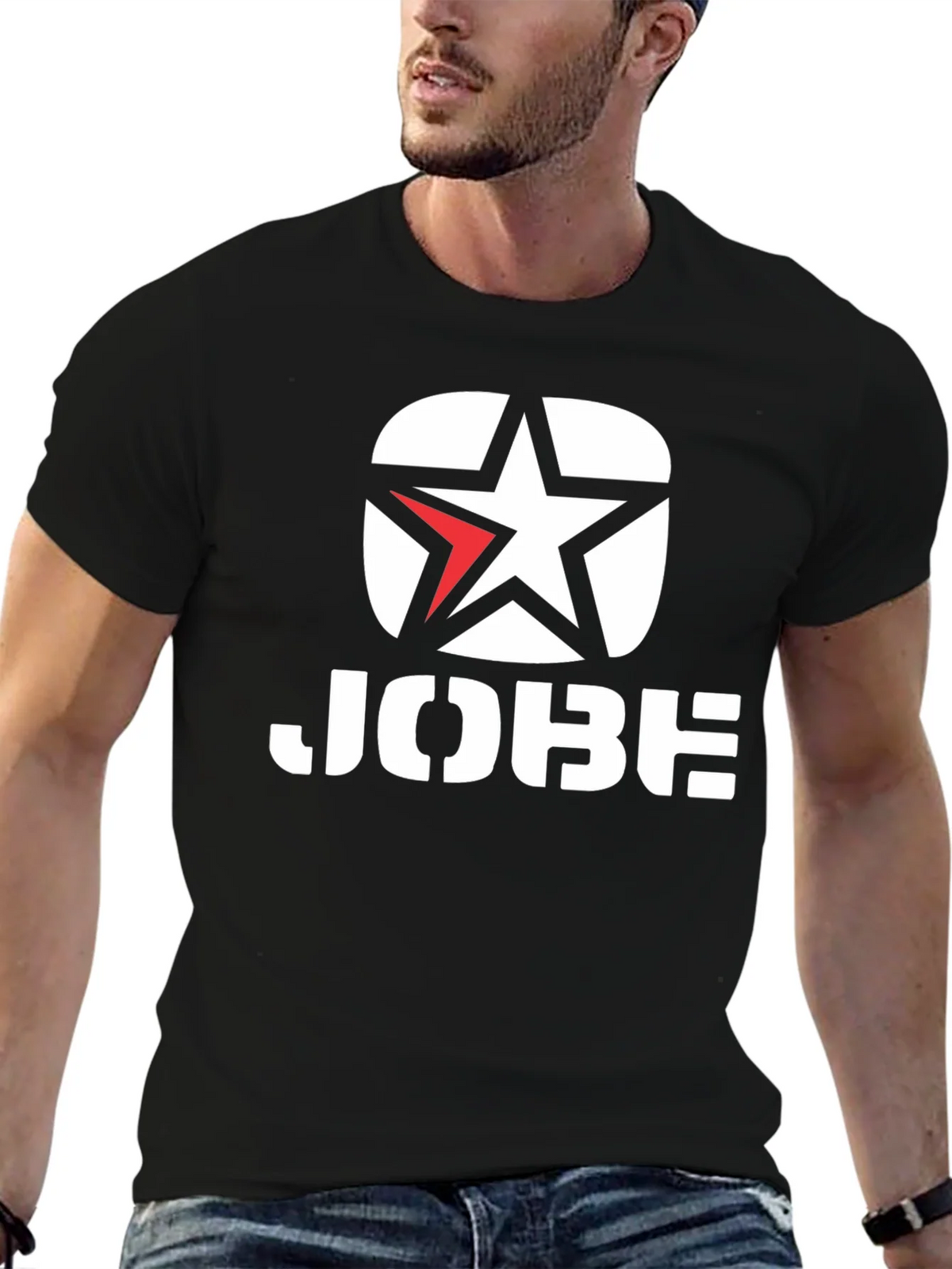 JOBE Black T-Shirt with Star Logo product image 6