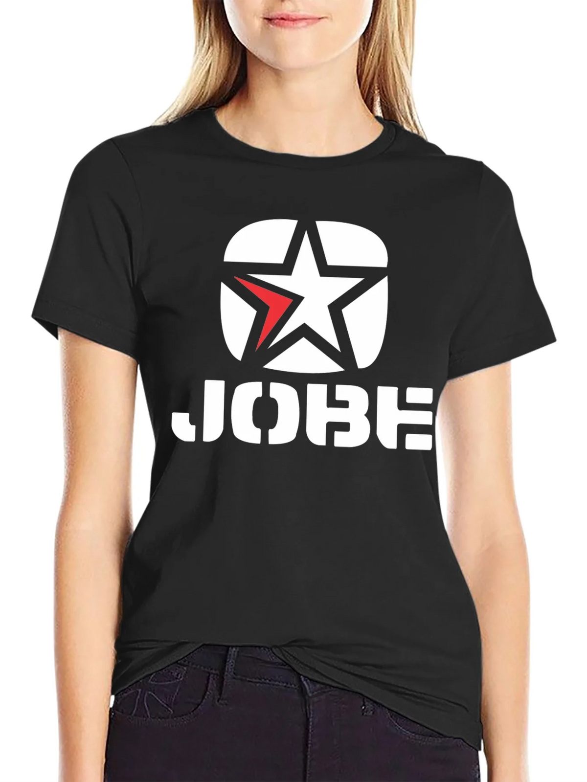 JOBE Black T-Shirt with Star Logo product image 2