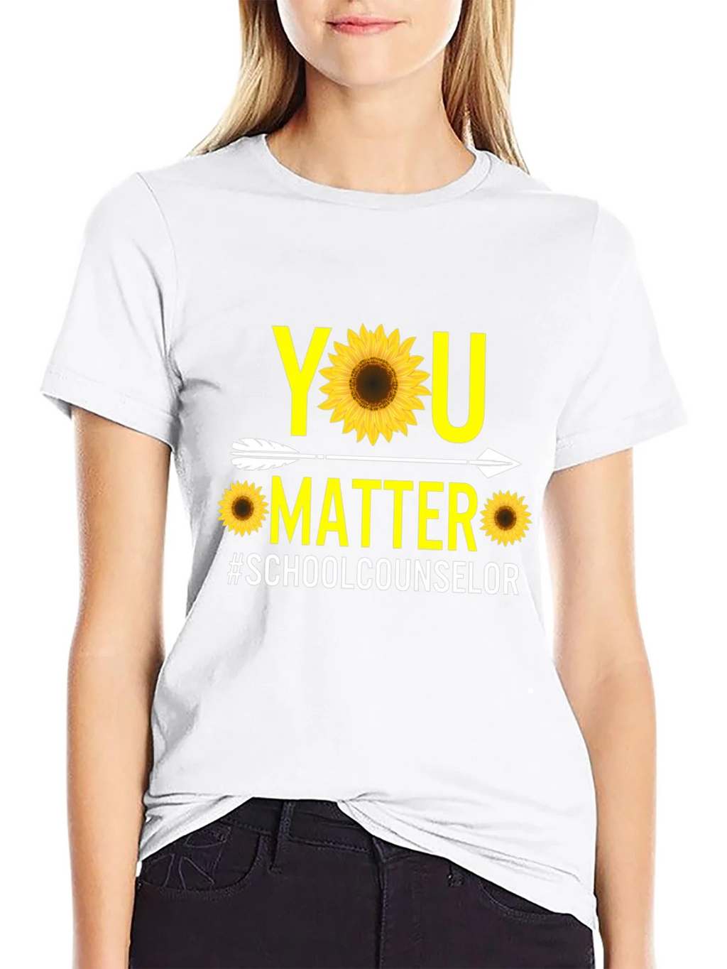 You Matter Sunflower T-Shirt | School Counselor Tee product image 8