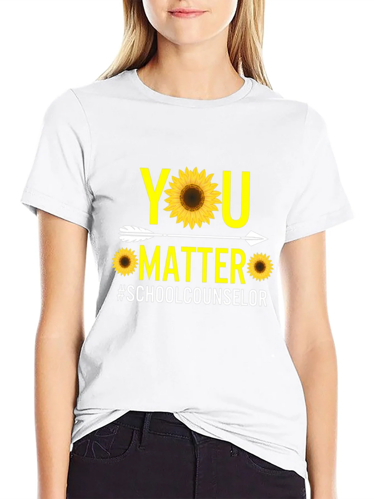 You Matter Sunflower T-Shirt | School Counselor Tee product image 8