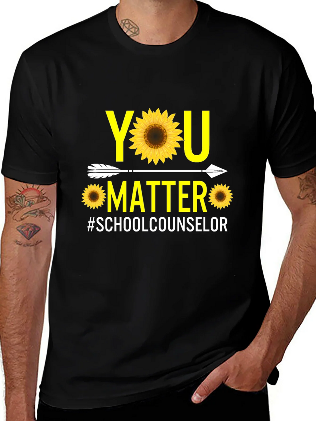 You Matter Sunflower T-Shirt | School Counselor Tee product image 1