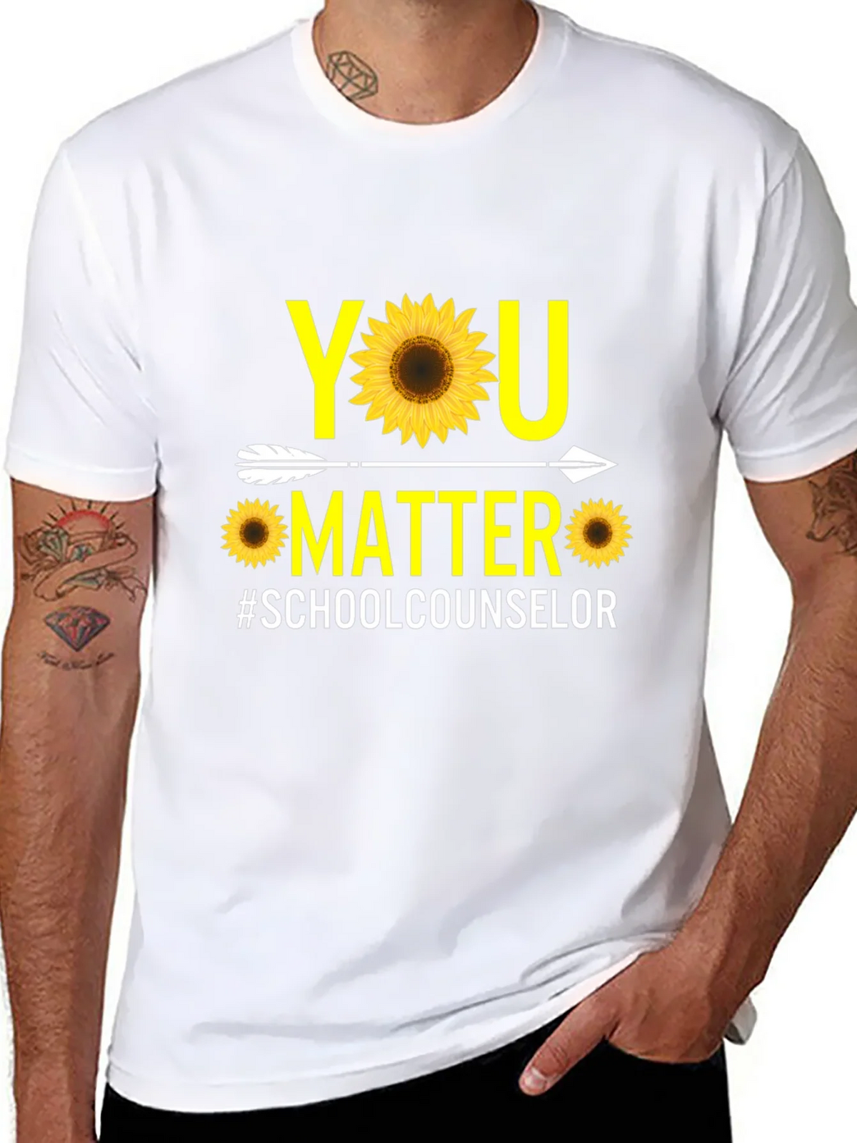 You Matter Sunflower T-Shirt | School Counselor Tee product image 7