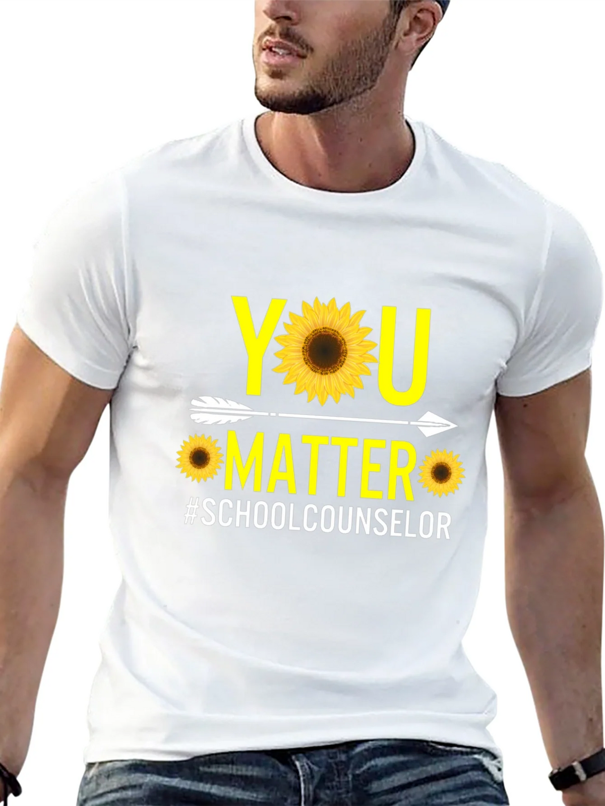 You Matter Sunflower T-Shirt | School Counselor Tee product image 12