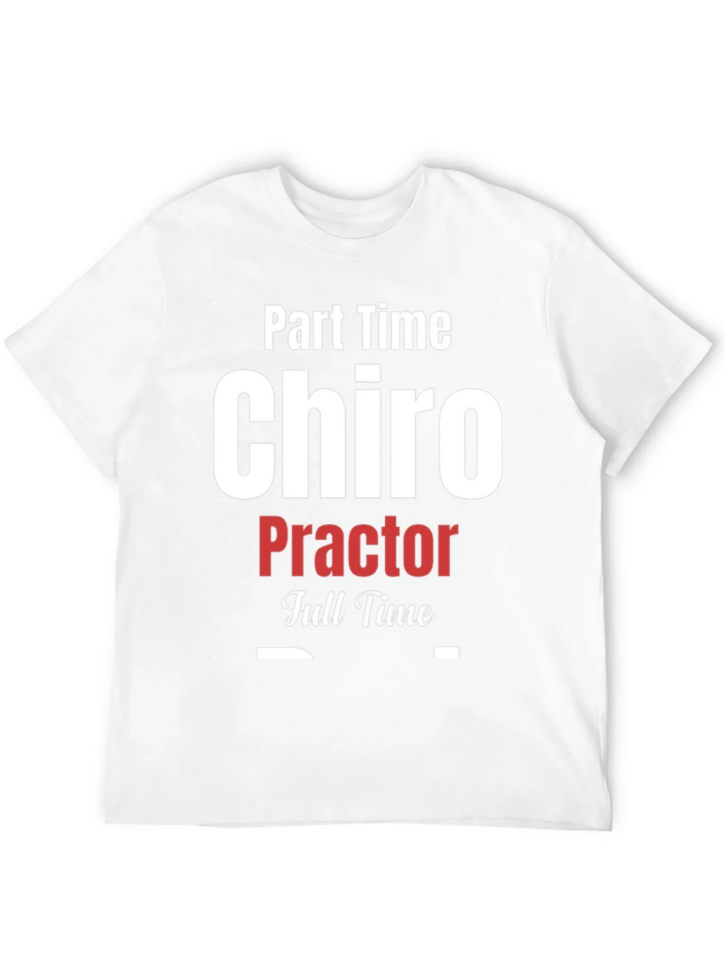 Part Time Chiro Full T-Shirt - Black product image 7