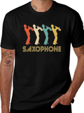 Vintage Saxophone T-Shirt - Retro Music Lover Tee product image 1