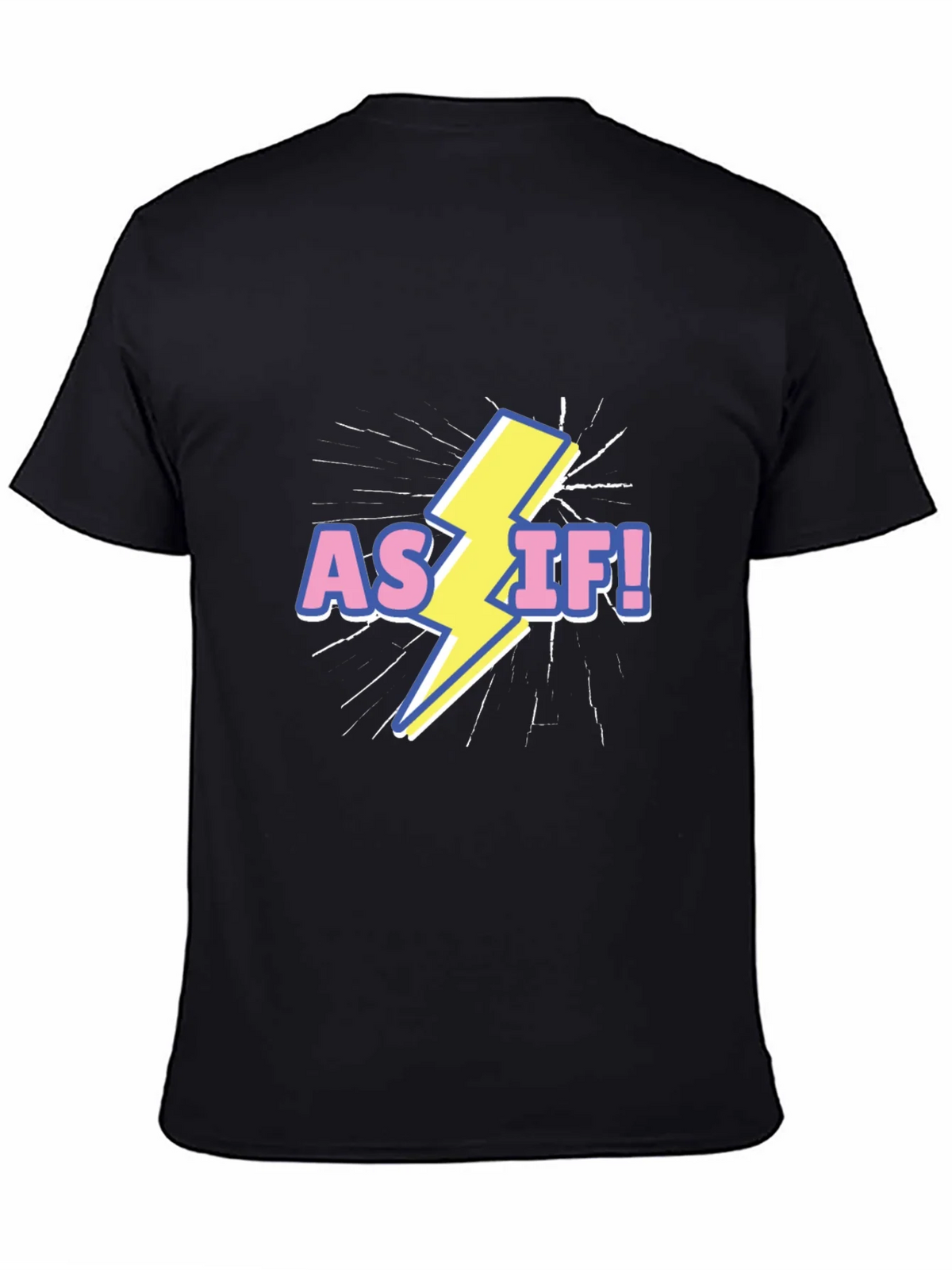 As If! Graphic T-Shirt - Black product image 4