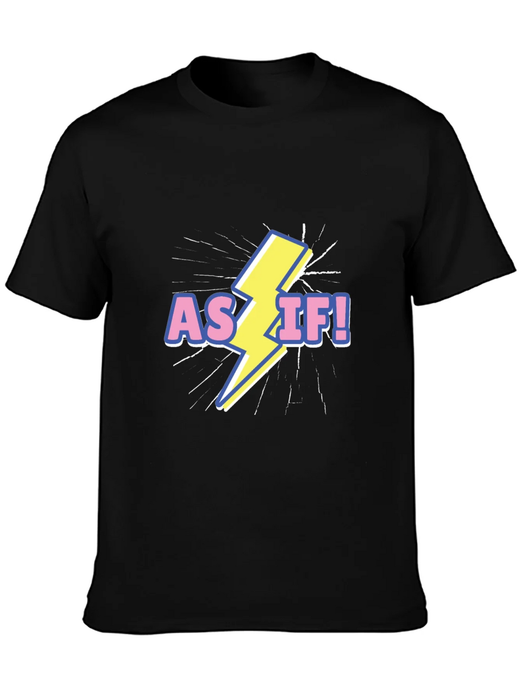 As If! Graphic T-Shirt - Black product image 3