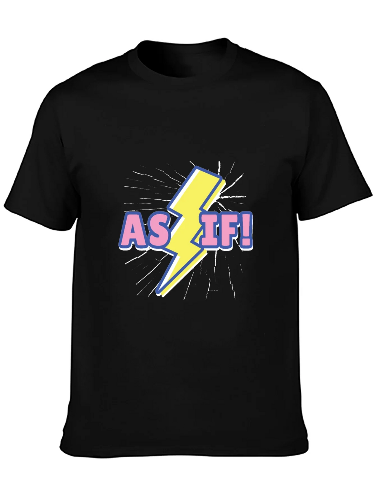 As If! Graphic T-Shirt - Black product image 3