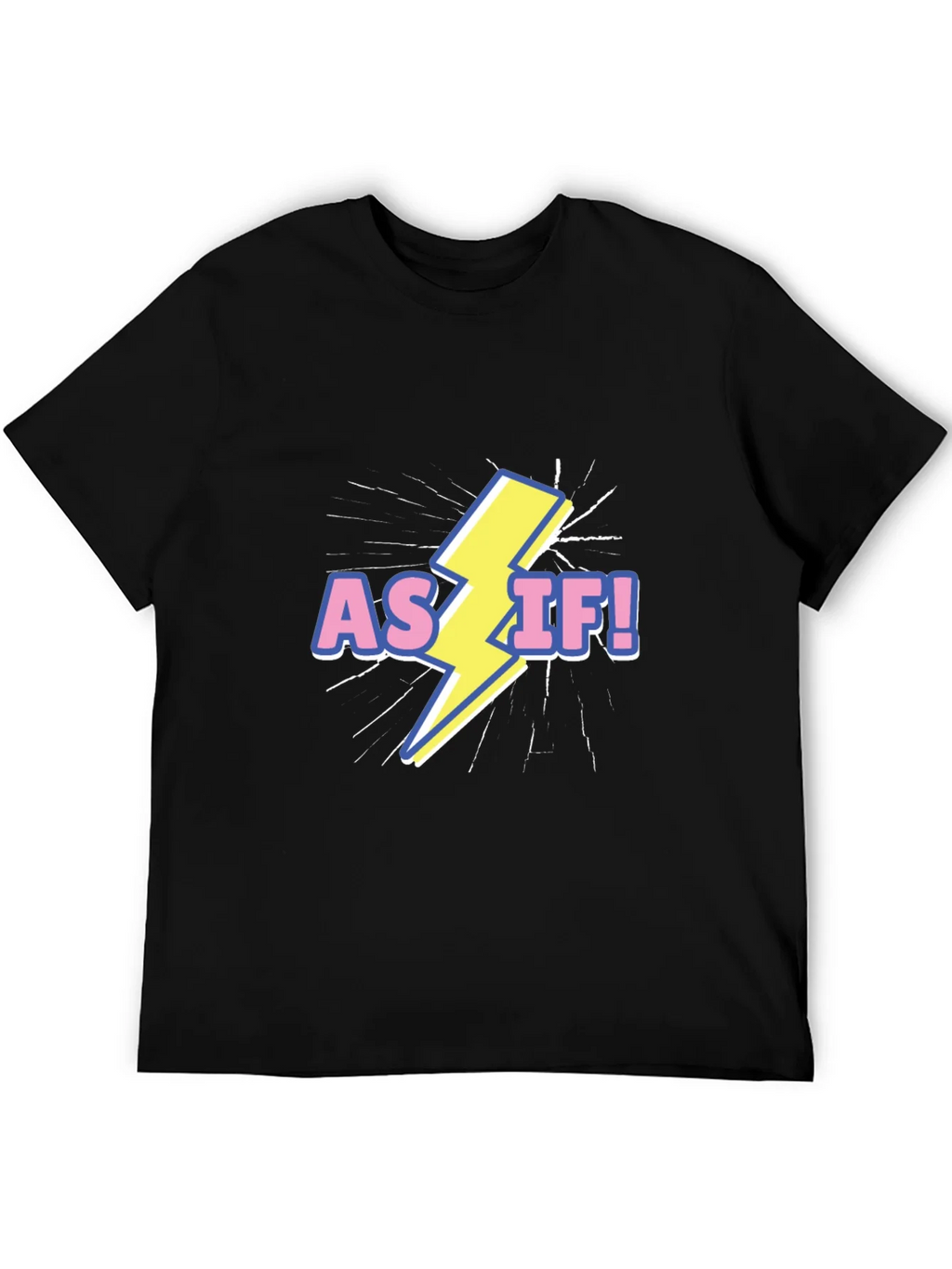 As If! Graphic T-Shirt - Black product image 5