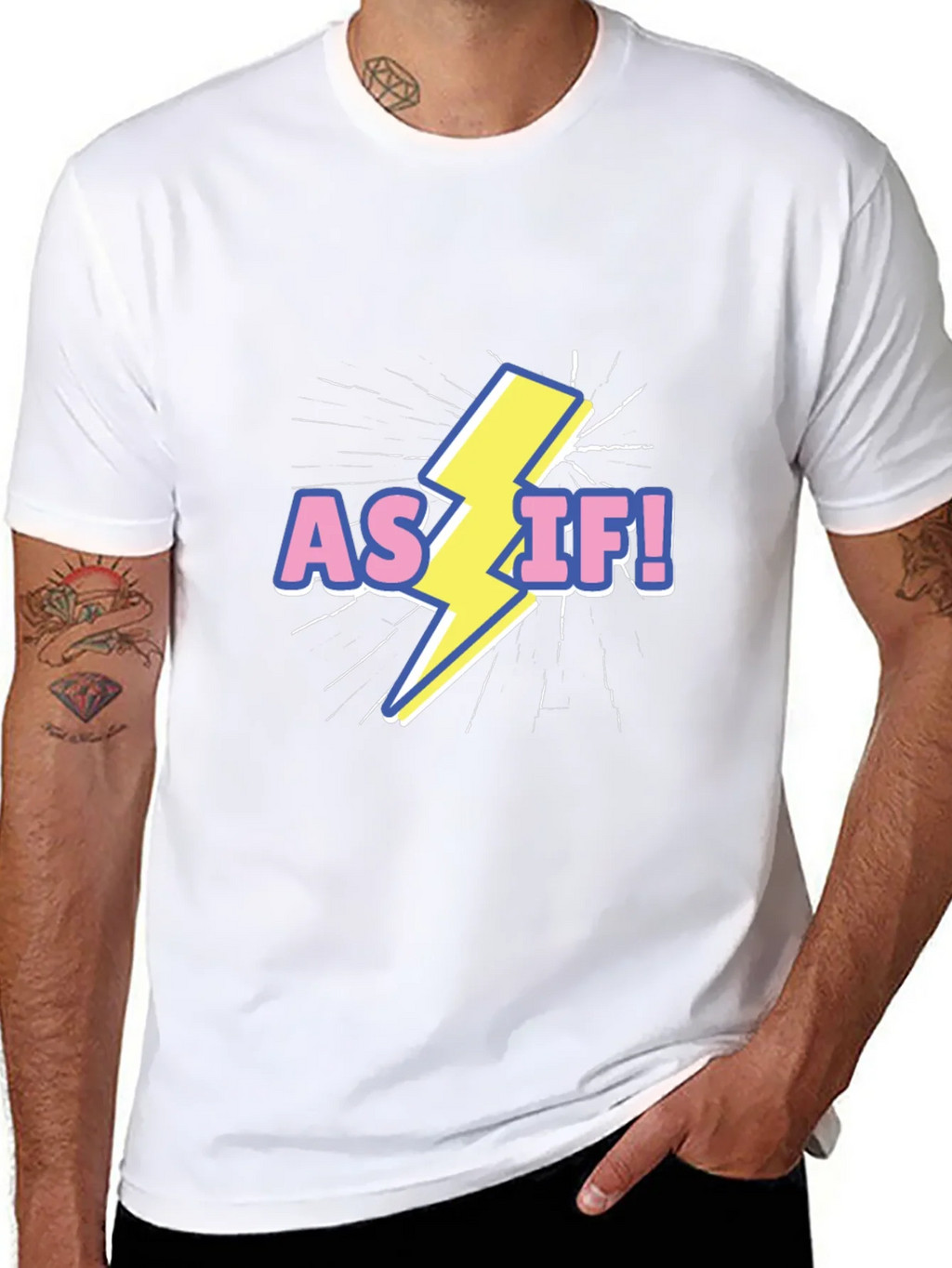 As If! Graphic T-Shirt - Black product image 7