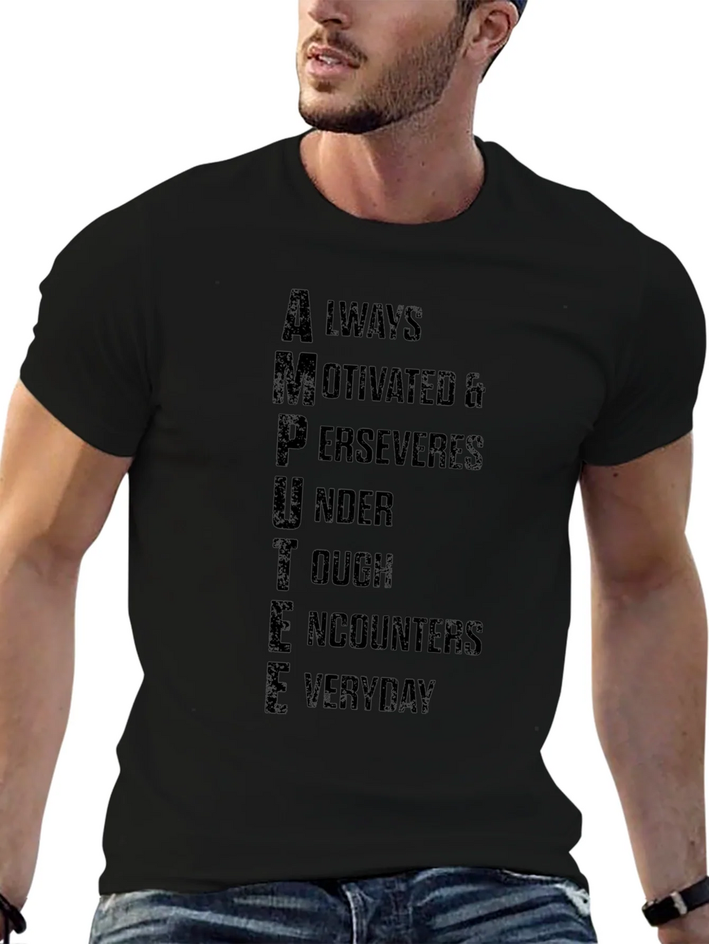 Motivational Amputee Graphic Tee product image 6