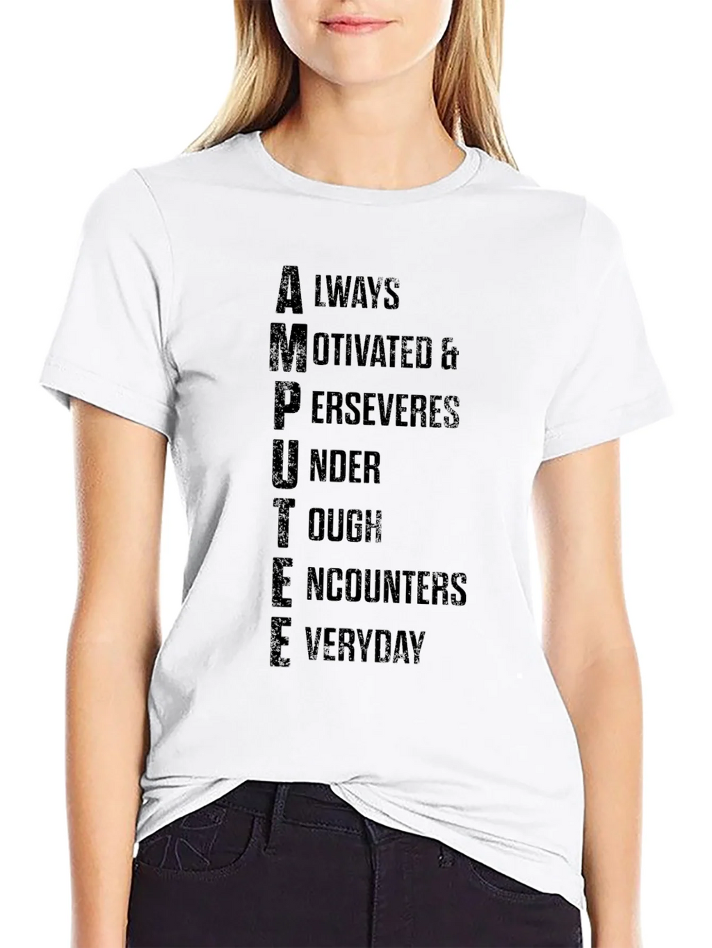 Motivational Amputee Graphic Tee product image 8