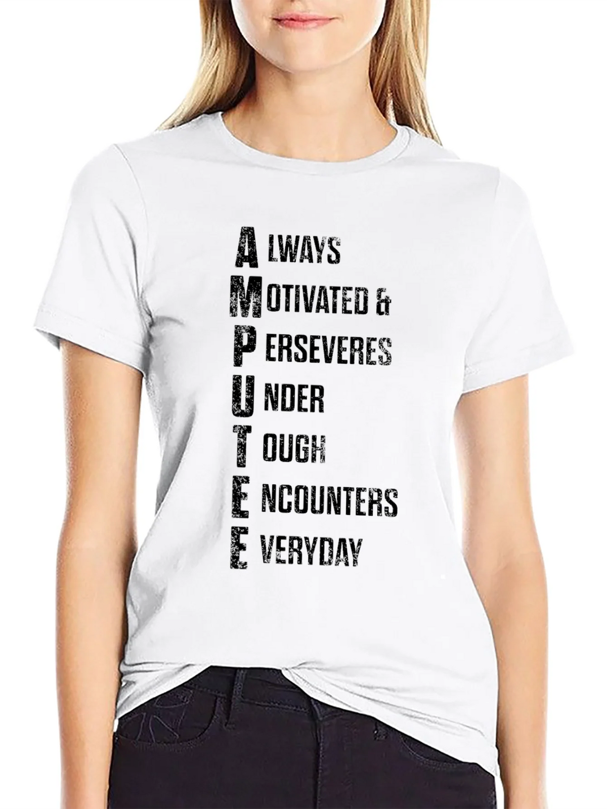 Motivational Amputee Graphic Tee product image 8