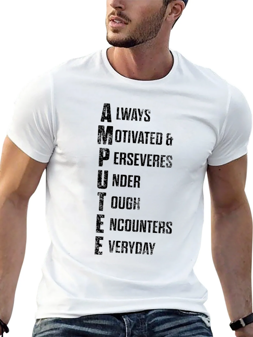 Motivational Amputee Graphic Tee product image 12