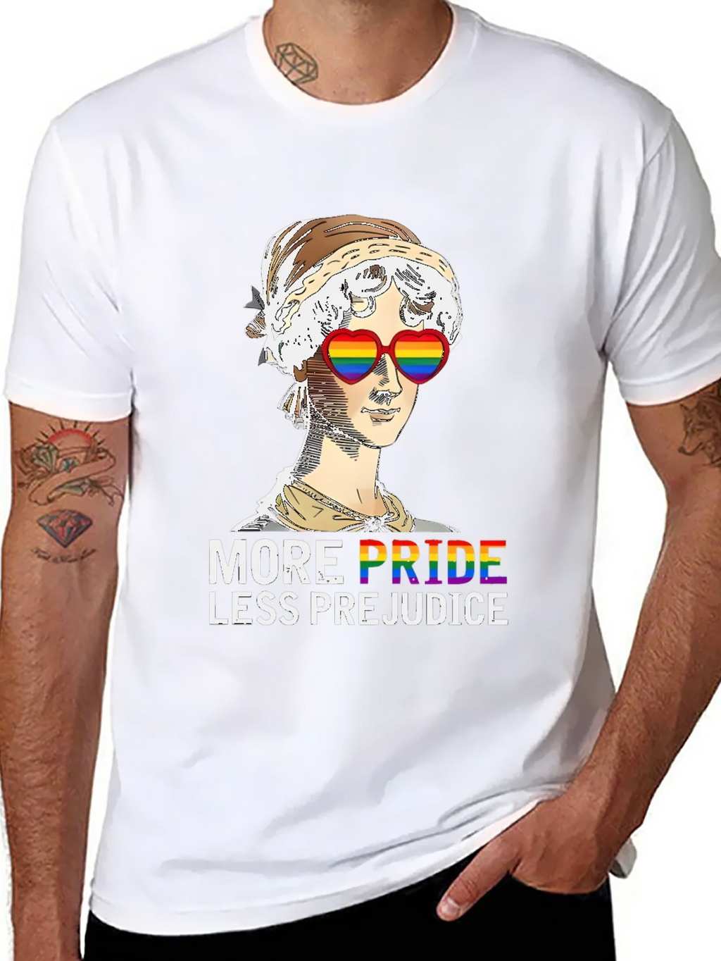 More Pride Less Prejudice T-Shirt product image 7
